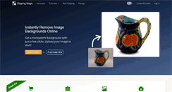 Desktop Screenshot of clippingmagic.com