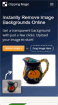 Mobile Screenshot of clippingmagic.com